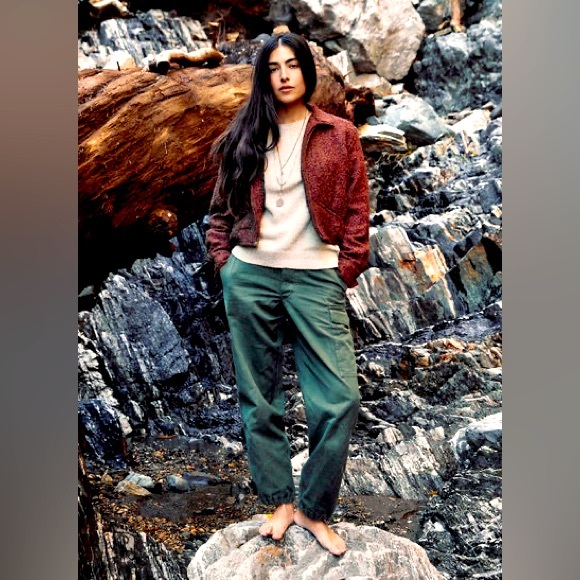 imogene + willie Jackets & Blazers - Imogene + Willie cropped wool souvenir jacket XL